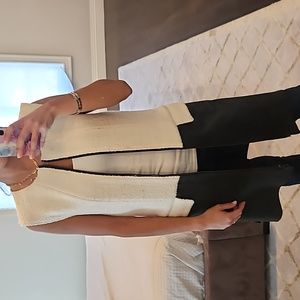 WOMEN'S SACHIN & BABI LEATHER & WOOL TEDDY JACKET OR DRESS SZ 4 $325